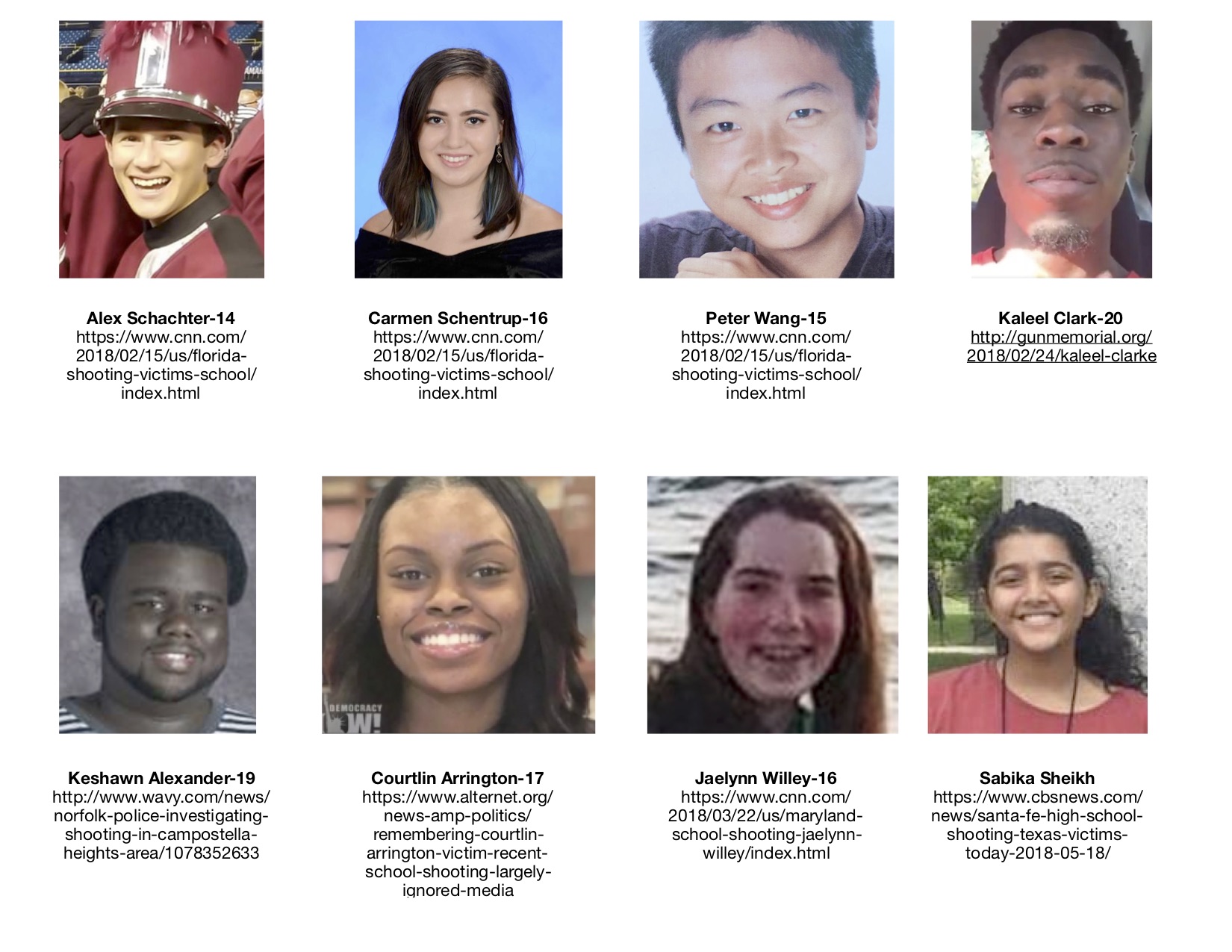 School Shooting Victims 3