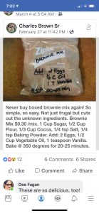 Brownie recipe